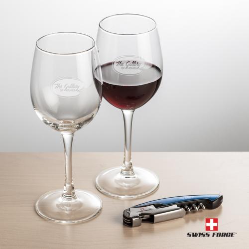 Corporate Gifts - Barware - Gift Sets - Swiss Force&reg; Opener & Connoisseur Wine