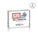 Abbott Full Color Desktop Rectangle Crystal Award