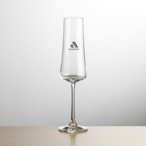 Corporate Gifts - Barware - Champagne Flutes - Dakota Flute - Imprinted