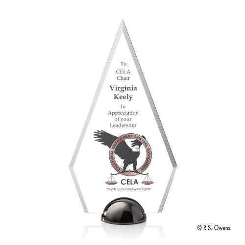 Awards and Trophies - Acrylic Awards - Apex Hemisphere Full Color Diamond Acrylic Award