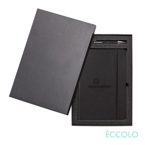 Promotional Products - Journals & Notebooks - Gift Sets - Eccolo® Cool Journal/Clicker Pen Gift Set - (M)