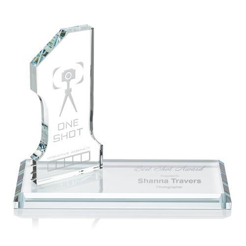 Awards and Trophies - Crystal Awards - Northam #1 Deep Etch Number Wood Award