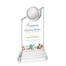 Brixton Full Color Globe Crystal Award