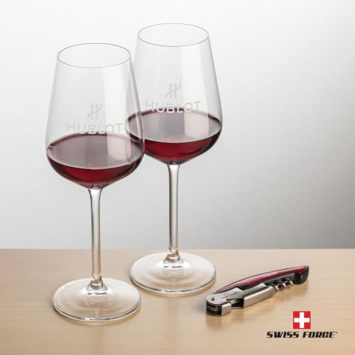 Corporate Gifts - Barware - Gift Sets - Swiss Force&reg; Opener & Elderwood Wine