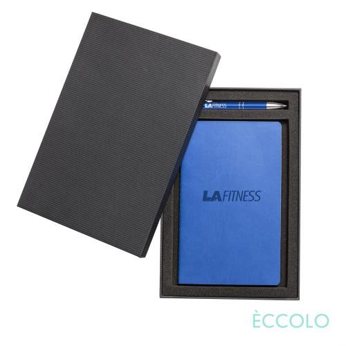 Promotional Products - Journals & Notebooks - Hardcover Journals - Eccolo&reg; Single Meeting Journal/Clicker Pen Set - Pack of 4