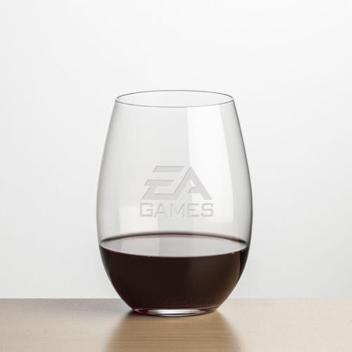 Corporate Gifts - Barware - Wine Glasses - Stemless - Laurent Stemless Wine - Deep Etch