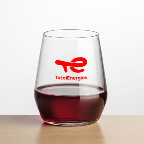 Corporate Gifts - Barware - Wine Glasses - Stemless - Germain Stemless Wine - Imprinted