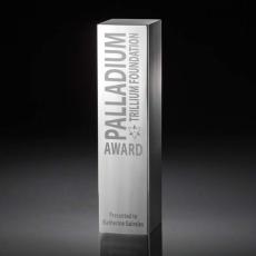 Employee Gifts - Monument Solid Aluminum Towers Metal Award