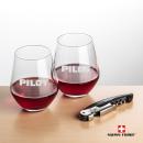 Swiss Force&reg; Opener & Reina Stemless Wine