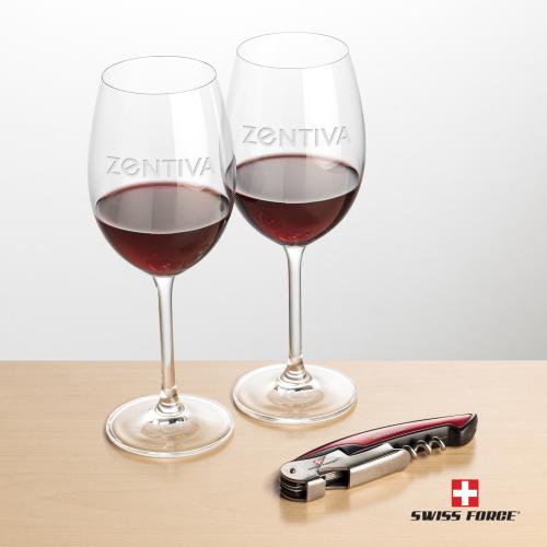 Corporate Gifts - Barware - Gift Sets - Swiss Force&reg; Opener & Coleford Wine