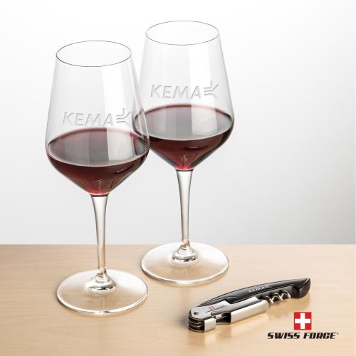 Corporate Gifts - Barware - Gift Sets - Swiss Force&reg; Opener & Germain Wine