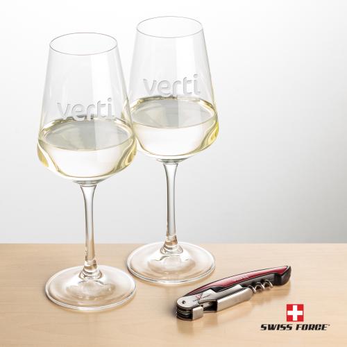 Corporate Gifts - Barware - Gift Sets - Swiss Force&reg; Opener & Cannes Wine
