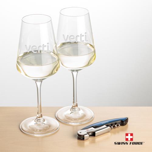 Corporate Gifts - Barware - Gift Sets - Swiss Force&reg; Opener & Cannes Wine