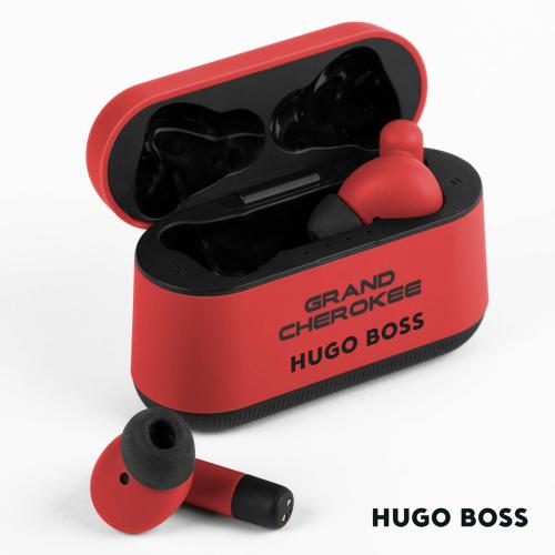 HUGO BOSS　ワイヤレスイヤホン Hugo Boss Gear Matrix Wireless Earphones HBP7107-BK
