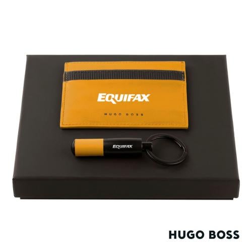 Promotional Products - Housewares - Hugo Boss® Matrix Card Holder/Gear Matrix Key Ring