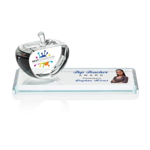 Awards and Trophies - Crystal Awards - Northam Apple Full Color Wood Award