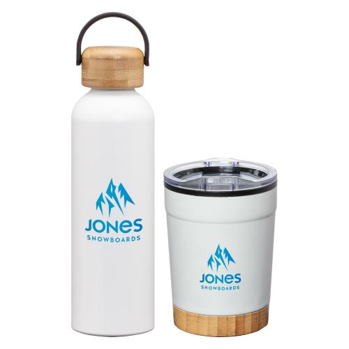 Promotional Products - Drinkware - Gift Sets - Bambus Bottle & Tumbler Gift Set