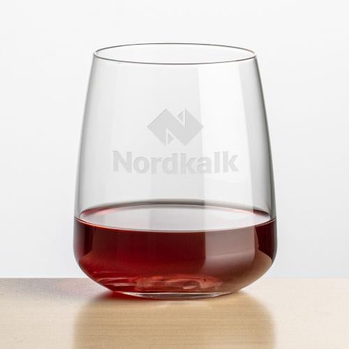 Corporate Gifts - Barware - Wine Glasses - Stemless - Dunhill Stemless Wine - Deep Etch