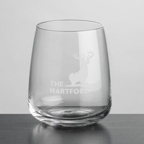 Corporate Gifts - Barware - On the Rocks Glasses - Dunhill OTR - Deep Etch