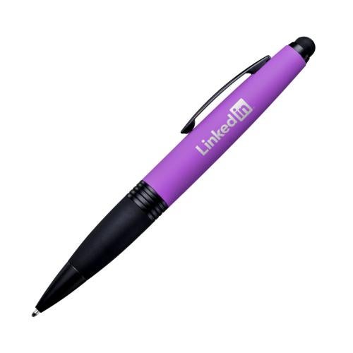 Promotional Products - Writing Instruments - Metal Pens - Munro Twist Metal Pen w/Stylus
