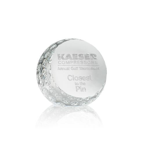 Awards and Trophies - Golf Awards - Golf Ball Paperweight