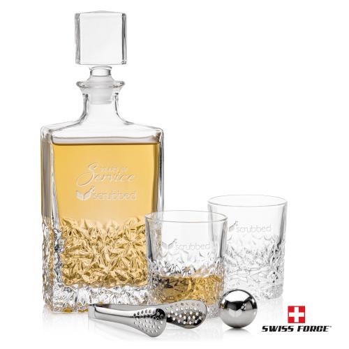 Corporate Gifts - Barware - Gift Sets - Oakham Decanter Set & Ice Balls