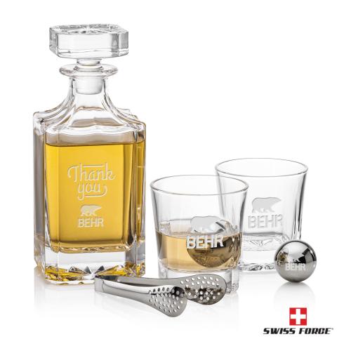 Corporate Gifts - Barware - Gift Sets - Santana Decanter Set & Ice Balls