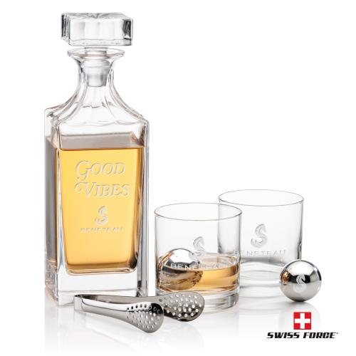 Corporate Gifts - Barware - Gift Sets - Aristocrat Decanter Set & Ice Balls