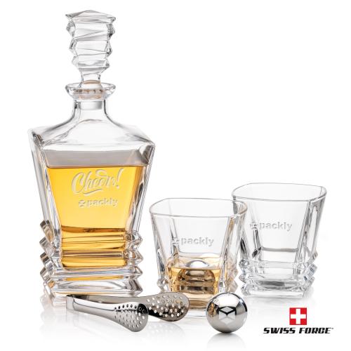 Corporate Gifts - Barware - Gift Sets - Bentley Decanter Set & Ice Balls