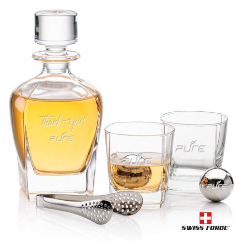 Corporate Gifts - Barware - Gift Sets - Sterling Decanter Set & Ice Balls