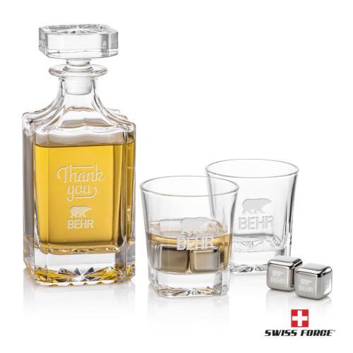 Corporate Gifts - Barware - Gift Sets - Santana Decanter Set & Ice Cubes