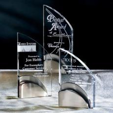 Wave Peaks Acrylic Award - Awards and Trophies