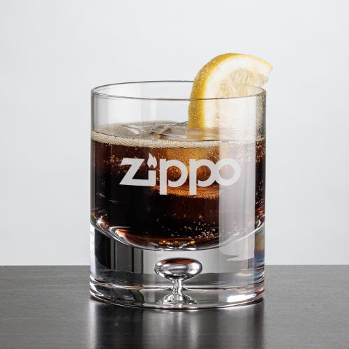 Corporate Gifts - Barware - On the Rocks Glasses - Montana OTR - Deep Etch