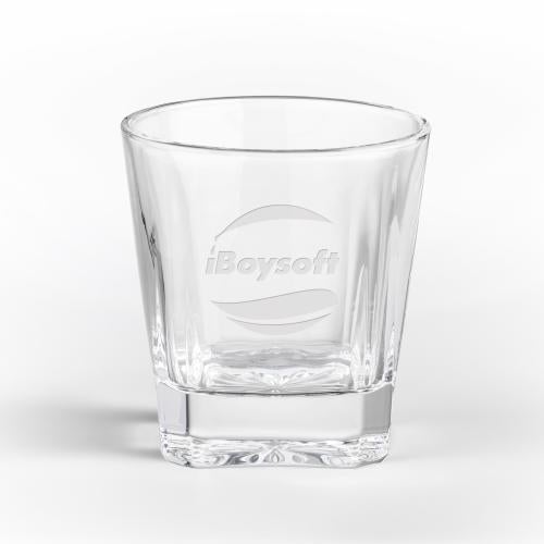 Corporate Gifts - Barware - On the Rocks Glasses - Santana OTR - Deep Etch