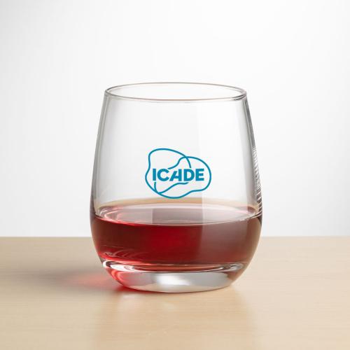 Corporate Gifts - Barware - Wine Glasses - Stemless - Salem Stemless Wine - Imprinted