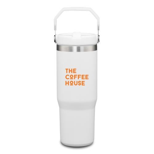 Promotional Products - Drinkware - Tumblers - Revive SS Tumbler w/Handle & Straw - 30oz