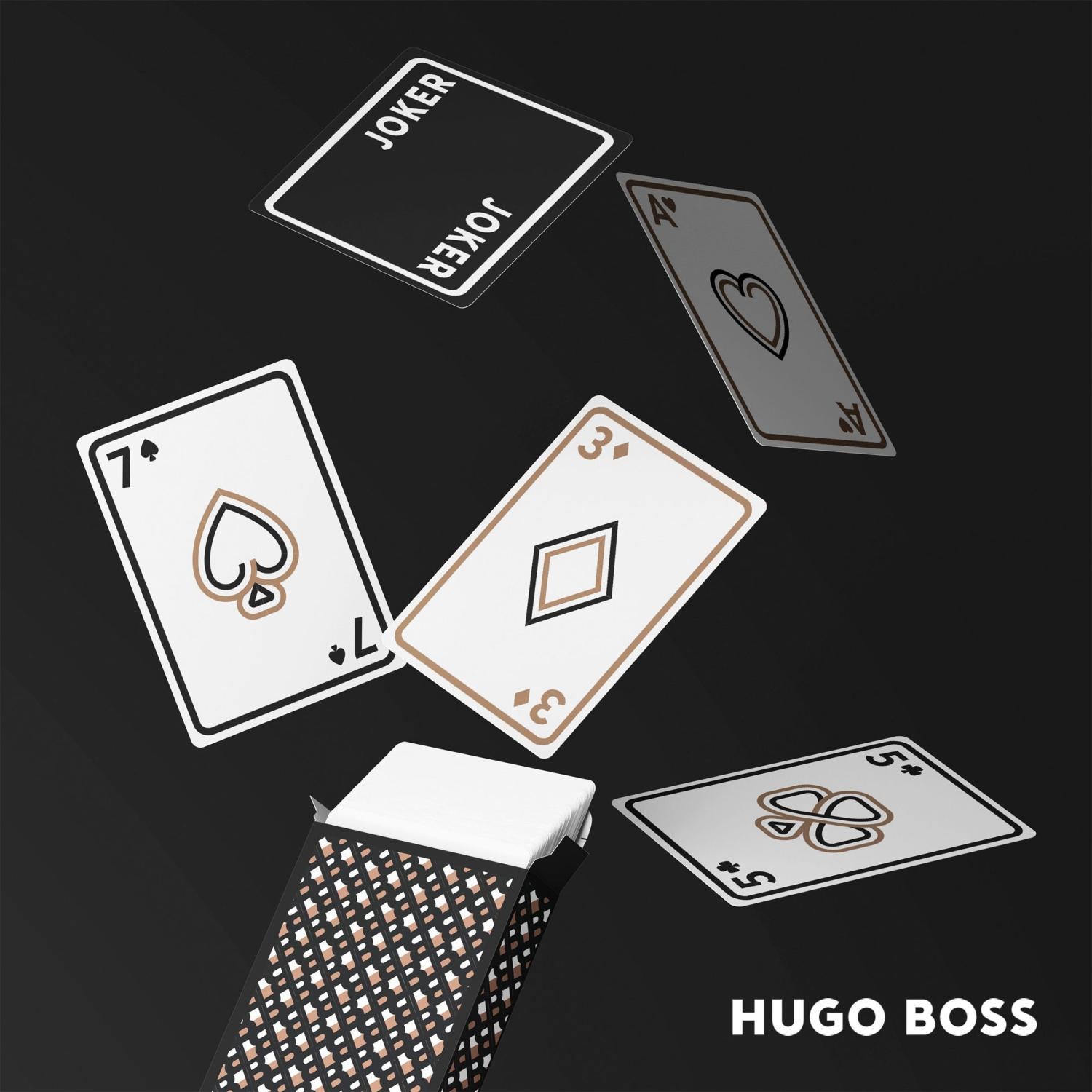 Hugo Boss Iconic 2 Deck Playing Cards HBP8107-BK