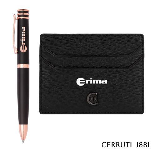 Promotional Products - Writing Instruments - Pen Sets - Cerruti 1881&reg; Bond Card Holder & Austin Ballpoint Pen Set
