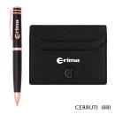 Cerruti 1881&reg; Bond Card Holder & Austin Ballpoint Pen Set