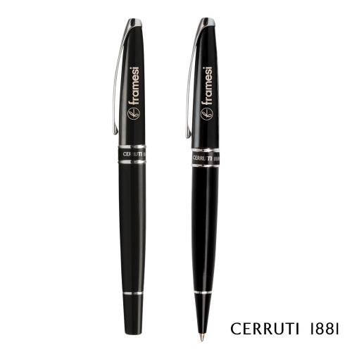 Promotional Products - Writing Instruments - Pen Sets - Cerruti 1881&reg; Silver Clip Ballpoint Pen & Rollerball Pen Set
