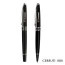 Cerruti 1881&reg; Silver Clip Ballpoint Pen & Rollerball Pen Set