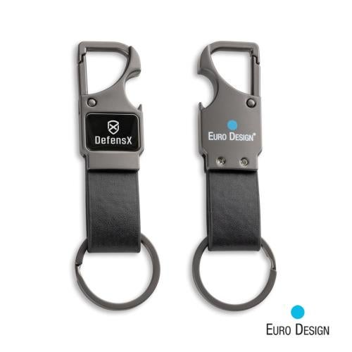 Promotional Products - Auto and Tools - Keyrings - Euro Design® Loudin 3 In 1 Key Holder