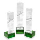 Oakham Green on Hancock Base Towers Crystal Award