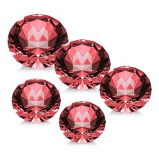 Optical Gemstone Ruby Crystal Award - Desk Accessories