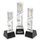 Oakham Full Color Black on Robson Base Towers Crystal Award