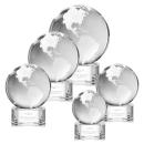 Globe Clear on Paragon Base Globe Crystal Award