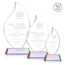 Odessy Prismatic on Newhaven Flame Crystal Award - Crystal Awards