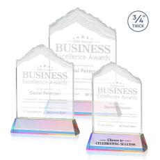 Everest Prismatic on Newhaven Peaks Crystal Award - Full Color Imprint