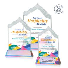 McKinley Full Color Prismatic on Newhaven Peaks Crystal Award - Full Color Imprint