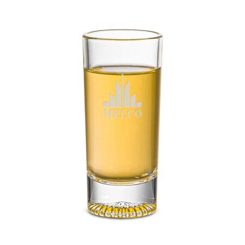 Corporate Gifts - Barware - Shot Glasses - Romford Shot Glass - Deep Etch